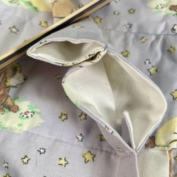 Laura Ashley Nursery Rhyme Curtain Valances Hey Diddle Cow Moon - Set of TWO! - Picture 7 of 12